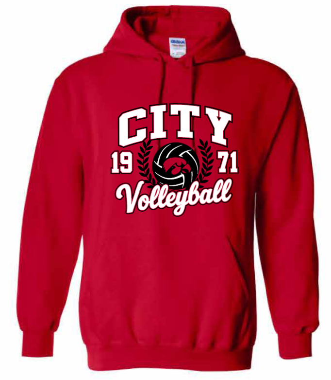 2026 City High Volleyball Gildan - Heavy Blend™ Hooded Sweatshirt