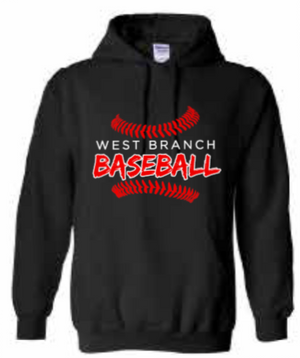 2026 West Branch Baseball Gildan - Heavy Blend™ Hooded Sweatshirt (Threads)
