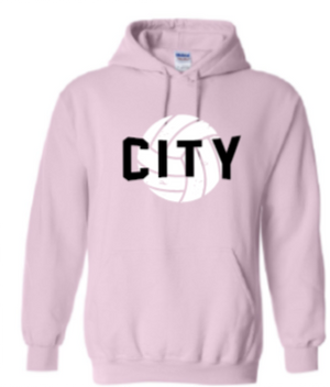 2025 City High Volleyball Gildan - Heavy Blend™ Hooded Sweatshirt (City Design)
