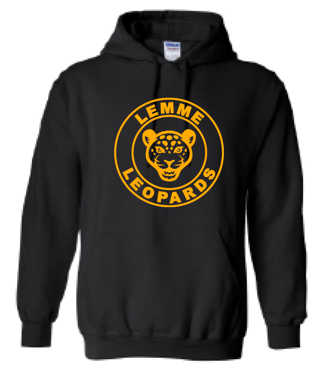 2024 Lemme Leopards Gildan - Heavy Blend™ Hooded Sweatshirt (Leopard Design)