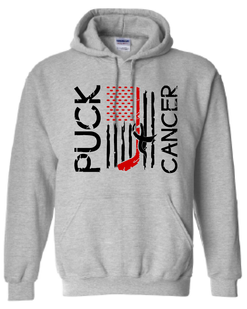 2024 Puck Cancer Gildan - Heavy Blend™ Hooded Sweatshirt (Warriors Design)