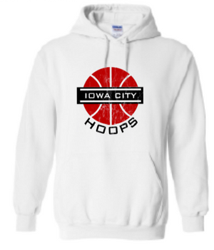 2024 Iowa City Hoops Gildan - Heavy Blend™ Hooded Sweatshirt (Ball Design)