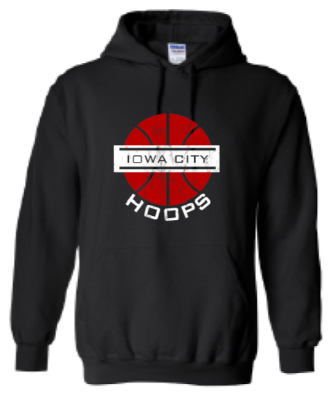 2024 Iowa City Hoops Gildan - Heavy Blend™ Hooded Sweatshirt (Ball Design)