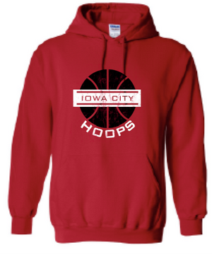 2024 Iowa City Hoops Gildan - Heavy Blend™ Hooded Sweatshirt (Ball Design)