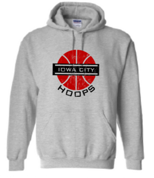 2024 Iowa City Hoops Gildan - Heavy Blend™ Hooded Sweatshirt (Ball Design)