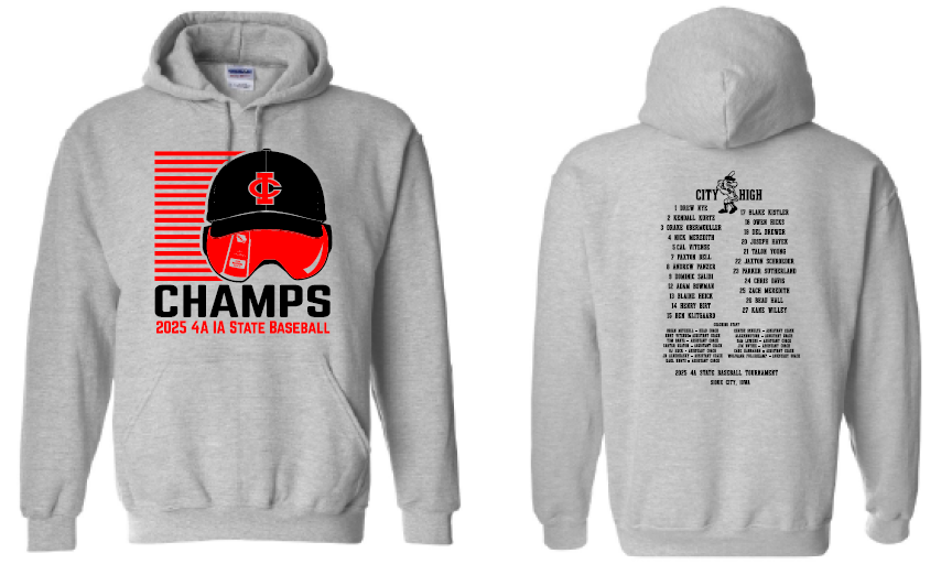 2025 City High State Baseball Champs Gildan - Heavy Blend™ Hooded Sweatshirt