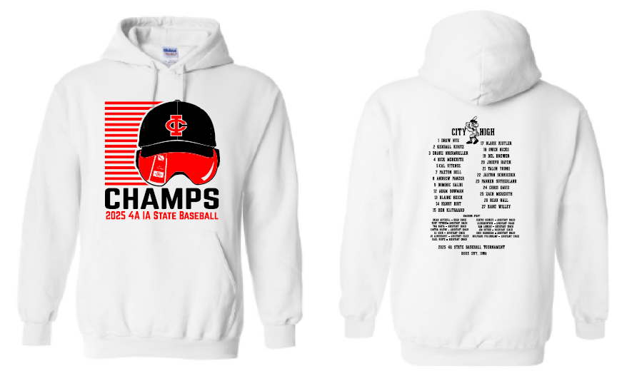 2025 City High State Baseball Champs Gildan - Heavy Blend™ Hooded Sweatshirt