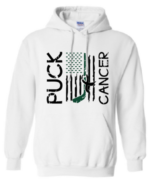 2024 Puck Cancer Gildan - Heavy Blend™ Hooded Sweatshirt (RoughRiders Design)