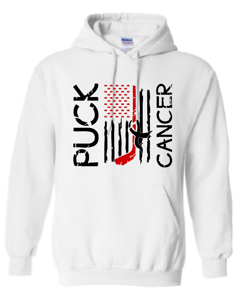 2024 Puck Cancer Gildan - Heavy Blend™ Hooded Sweatshirt (Warriors Design)