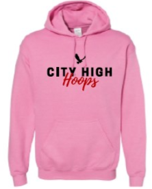 2024 City High Girls Basketball Gildan - Heavy Blend™ Hooded Sweatshirt (Hoops Design)