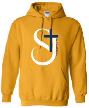 2024 St. James Elementary Gildan - Heavy Blend™ Hooded Sweatshirt (Cross Design)