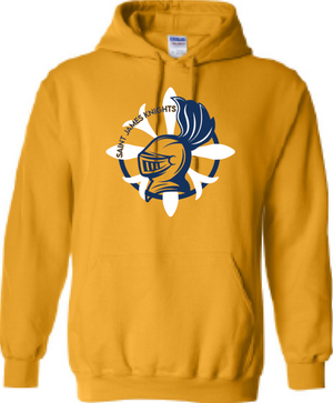 2024 St. James Elementary Gildan - Heavy Blend™ Hooded Sweatshirt (Knight Design)