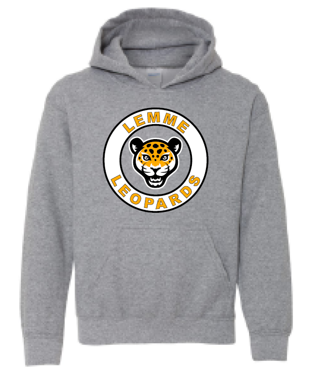 2024 Lemme Leopards Gildan - Heavy Blend™ <b>Youth</b> Hooded Sweatshirt (Leopard Design)