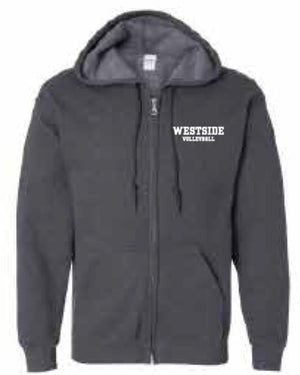 2025 Westside Volleyball Gildan - Heavy Blend™ Full-Zip Hooded Sweatshirt
