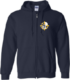 2024 St. James Elementary Gildan - Heavy Blend™ Full-Zip Hooded Sweatshirt (Knight Design)