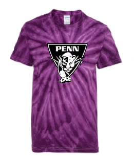 2023 Penn Elementary Dyenomite - Youth Cyclone Pinwheel Tie-Dyed T-Shirt