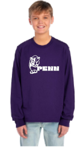 2023 Penn Elementary JERZEES - Dri-Power® Youth Long Sleeve 50/50 T-Shirt