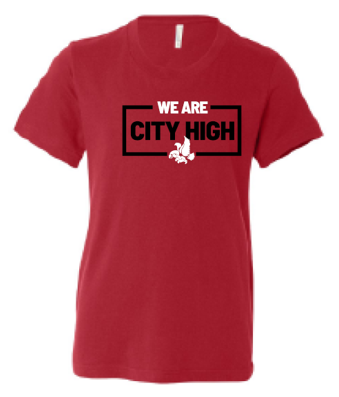 2025 City High Fall Spirit BELLA + CANVAS - <b>Youth</b> Jersey Tee (We Are Design)