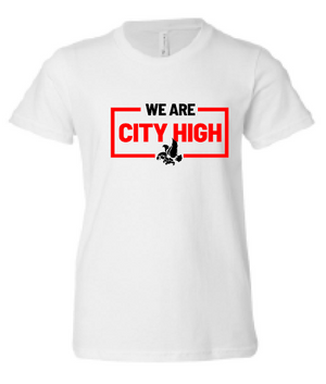 2025 City High Fall Spirit BELLA + CANVAS - <b>Youth</b> Jersey Tee (We Are Design)