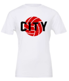 2025 City High Volleyball BELLA + CANVAS - Jersey Tee (City Design)
