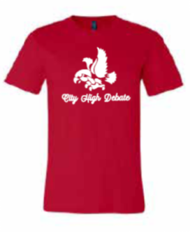 2025 City High Debate BELLA + CANVAS - Jersey Tee (Debate Design)