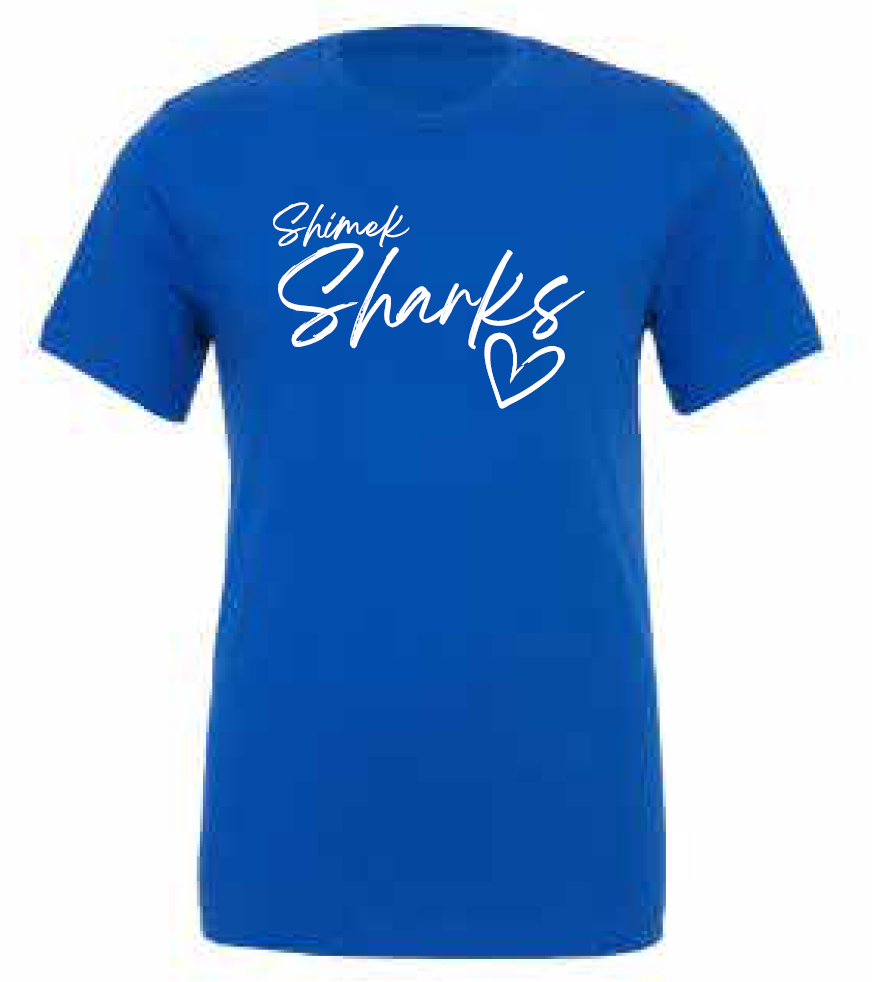 2025 Shimek Elementary BELLA + CANVAS - Jersey Tee (Heart Design)