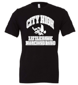2023 City High Band BELLA + CANVAS - Unisex Jersey Tee (Marching Band Design)