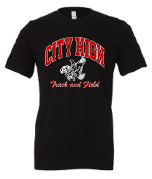 2025 City High Boys Track & Field BELLA + CANVAS - Jersey Tee