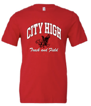 2025 City High Boys Track & Field BELLA + CANVAS - Jersey Tee