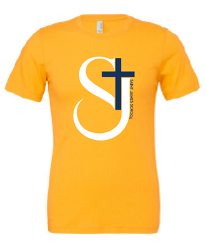 2024 St. James Elementary BELLA + CANVAS - Jersey Tee (Cross Design)