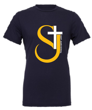 2024 St. James Elementary BELLA + CANVAS - Jersey Tee (Cross Design)