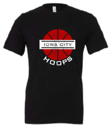 2024 Iowa City Hoops BELLA + CANVAS - Jersey Tee (Ball Design)