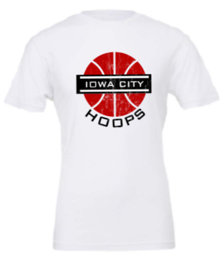 2024 Iowa City Hoops BELLA + CANVAS - Jersey Tee (Ball Design)