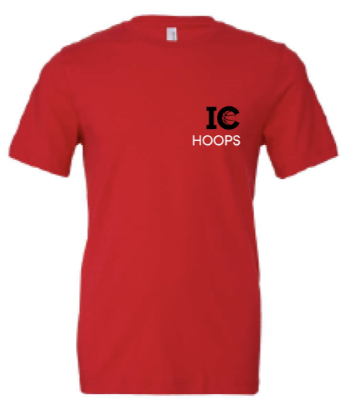 2024 Iowa City Hoops BELLA + CANVAS - Jersey Tee (Pocket Logo Design)