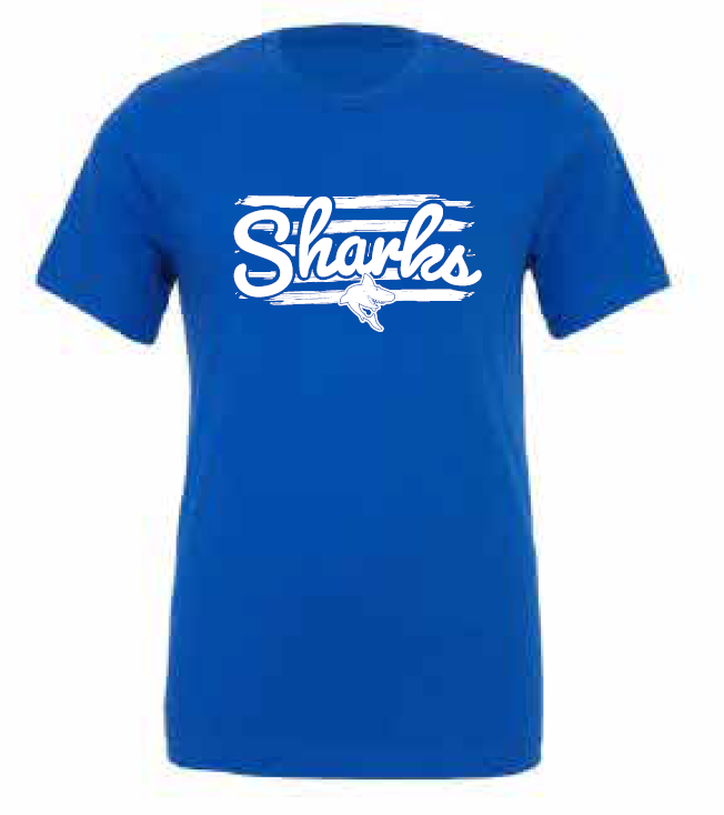 2025 Shimek Elementary BELLA + CANVAS - Jersey Tee (Shark Design)