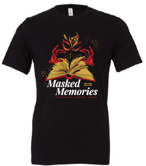 2024 City High Show Choir Masked Memories BELLA + CANVAS - Unisex CVC Jersey Tee <b>with $10 Personalization Option</b>