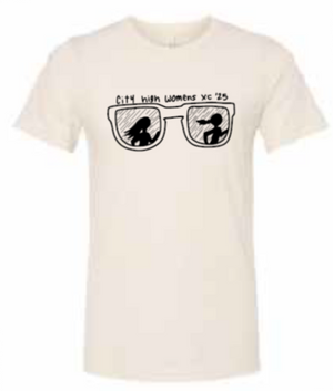 2025 City High Girls Cross Country BELLA + CANVAS - Unisex CVC Jersey Tee (Glasses Design)