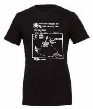 2025 City High Girls Cross Country BELLA + CANVAS - Unisex CVC Jersey Tee (Trail Design) (Copy)