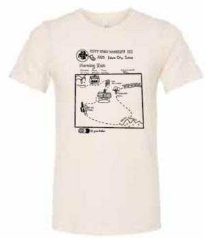 2025 City High Girls Cross Country BELLA + CANVAS - Unisex CVC Jersey Tee (Trail Design) (Copy)
