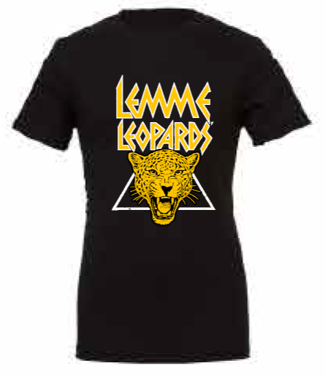 2025 Lemme Leopards BELLA + CANVAS - Unisex CVC Jersey Tee (Leopard Design)