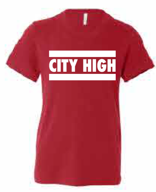 2025 City High Winter Apparel BELLA + CANVAS - <b>Youth</b> Jersey Tee