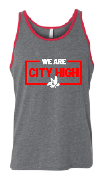 2025 City High Fall Spirit BELLA + CANVAS - Women's Flowy Racerback Tank (We Are Design)