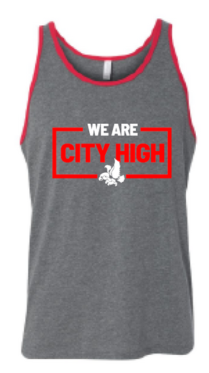 2025 City High Fall Spirit BELLA + CANVAS - Women's Flowy Racerback Tank (We Are Design)