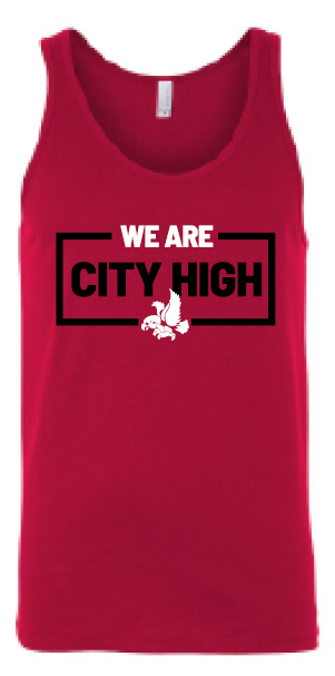 2025 City High Fall Spirit BELLA + CANVAS - Women's Flowy Racerback Tank (We Are Design)