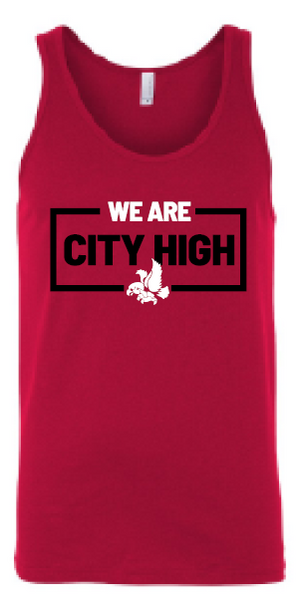 2025 City High Fall Spirit BELLA + CANVAS - Women's Flowy Racerback Tank (We Are Design)