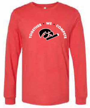 2026 City High Boys Track & Field BELLA + CANVAS - Heather CVC Long Sleeve Tee (Relays)