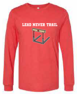 2026 City High Boys Track & Field BELLA + CANVAS - Heather CVC Long Sleeve Tee (Hurdlers)