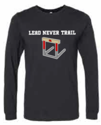 2026 City High Boys Track & Field BELLA + CANVAS - Heather CVC Long Sleeve Tee (Hurdlers)
