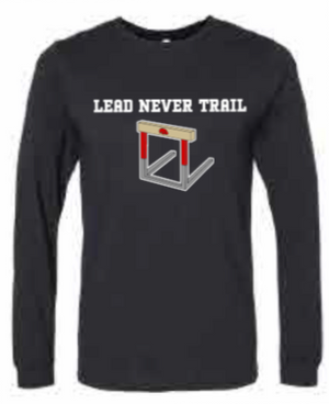 2026 City High Boys Track & Field BELLA + CANVAS - Heather CVC Long Sleeve Tee (Hurdlers)