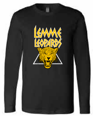 2025 Lemme Leopards BELLA + CANVAS - Jersey Long Sleeve Tee (Leopard Design)